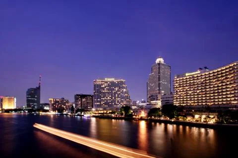 The chao phraya river Foto stock
