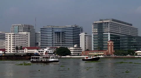 Chao Praya River 스톡 동영상 8777001
