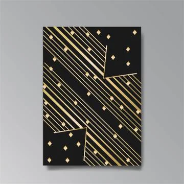Chaos abstract geometric covers design. Cool halftone shiny gradients templat Stock Illustration