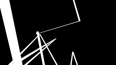 Chaos and Harmony: Exploring 2D Generative Art Techniques Stock Footage 247093937