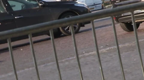 Chaos at the Arc de Triomphe Stock Footage 41776169