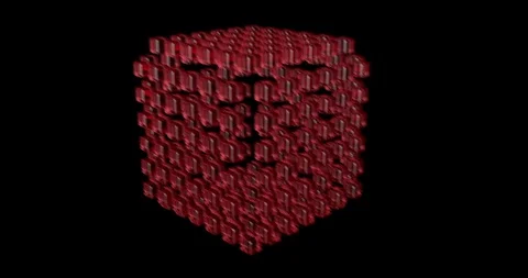Chaos Cubes Stock Footage 105284272