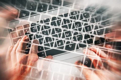 Chaos During Coding and Programming Stock-Fotos