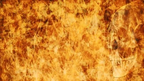 Chaos in Hell Art Stock Illustration