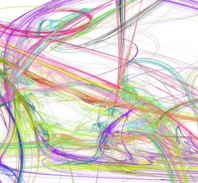 Chaos lines Illustrazione stock