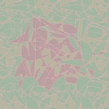 Chaos pattern. Vector seamless pattern. Modern stylish chaotic texture. En... Stock Photos