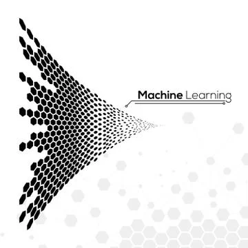 From chaos to system. Technology and engineering concept. Machine learning Stock Illustration