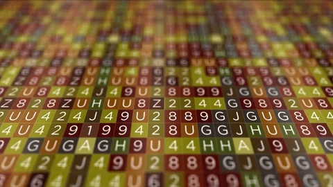 Chaos Theory - Random outcomes in a complex system ALT Stock Footage 84077312