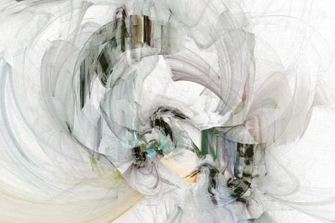 Chaos on a white background Stock Photos
