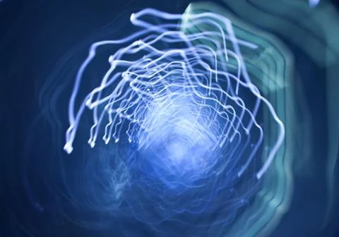 Chaotic abstract blue background Stock Photos