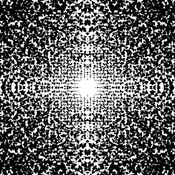 Chaotic abstract monochrome texture with random triangles Illustrazione stock