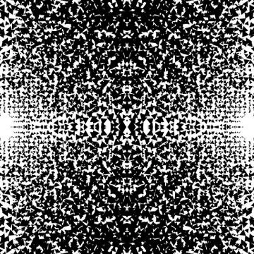 Chaotic abstract monochrome texture with random triangles Illustrazione stock