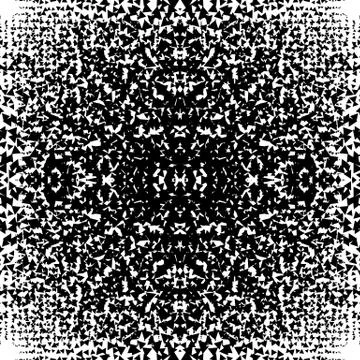 Chaotic abstract monochrome texture with random triangles Illustrazione stock