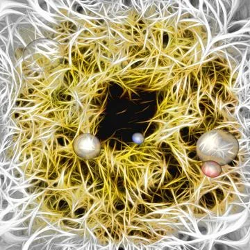 Chaotic abstract web Stock Photos