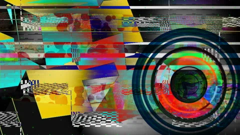 Chaotic abstraction Stock Footage 160286681