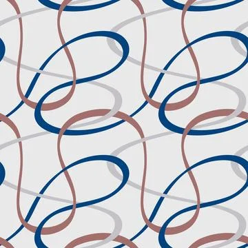 Chaotic artistic seamless pattern Stock Illustration