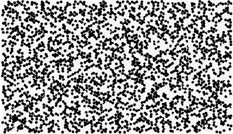 Chaotic Black Hexagon Pattern on White Background Stockillustratie