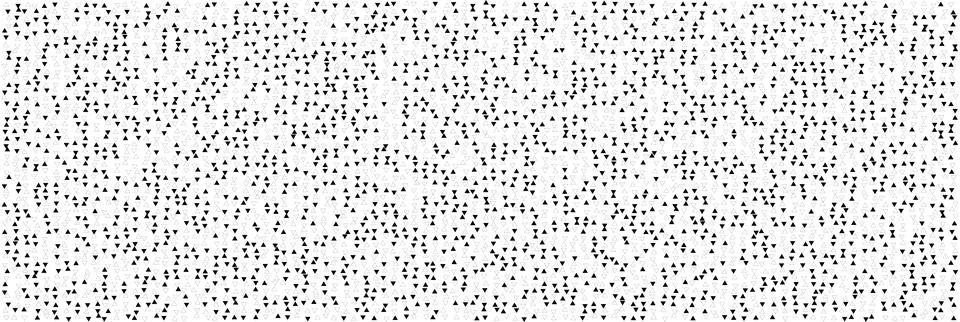 Chaotic Black Triangles Seamless Pattern Vector Illustrazione stock