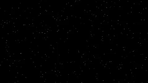 Chaotic Brownian motion of luminous particles on a black background. Stock Footage 167560052