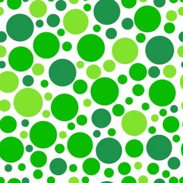 Chaotic circle seamless pattern. 库存插图