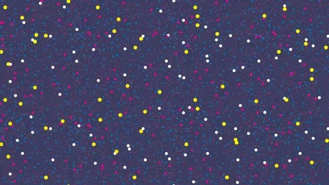 Chaotic circles seamless pattern Stock Footage 97699194