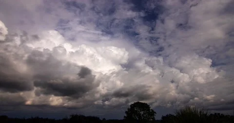 Chaotic Clouds Time Lapse (3240p 23.976) Stock Footage 220305593