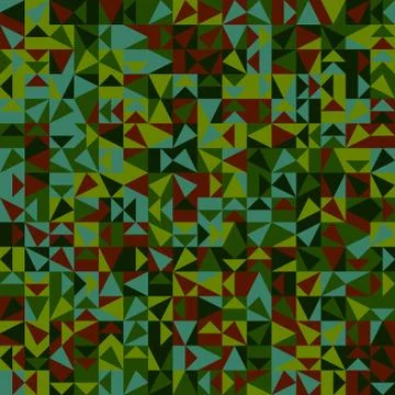 Chaotic colorful random geometric pattern background design Stockillustratie