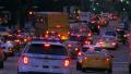 Chaotic congested Manhattan street traffic jam rush hour cars New York City NYC 4k or 4k+ Resolution