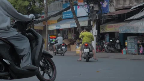 Chaotic Corner in Ho Chi Minh City – Feb 26 Stock Footage 303046074