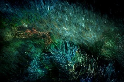Chaotic dark abstract featuring layered black, beige Stock Photos