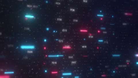 Chaotic Data HUD Analysis Stockbeeldmateriaal 141403420