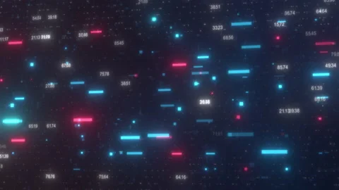 Chaotic Data HUD 库存影片 144133297