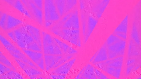 Chaotic deep geometric pattern of moving pink lines. 3d rendering loop animation Stock Footage 219644859