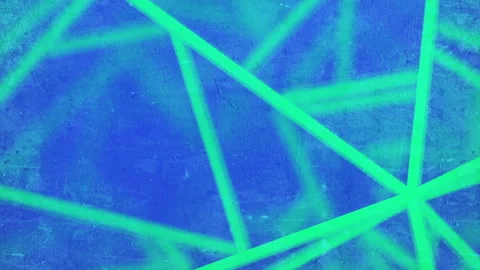 Chaotic deep geometric pattern view through dirty glass 3d render loop animation Video stock 201066967