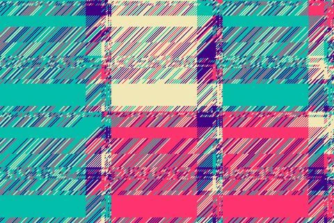 Chaotic digital background with rough stripes and broken square forms. The .. Stock Illustration