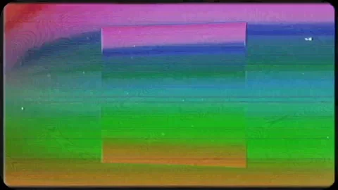 Chaotic Digital Noise Retro Interference Loop(102) Stock Footage 306636984