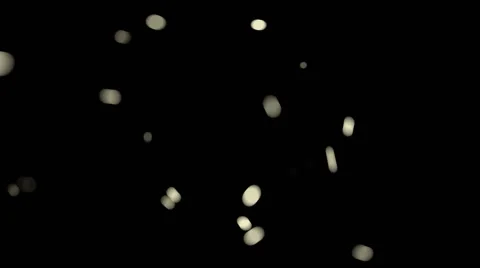 Chaotic flight glowing spheres Stock Footage 48714013