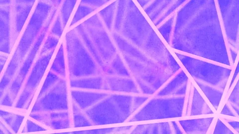 Chaotic geometric pattern of moving colored lines 3d rendering loop animation 4K Stock Footage 204082955