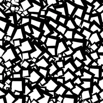Chaotic geometric texture / pattern with random edgy shapes Illustrazione stock