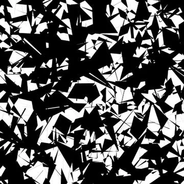 Chaotic geometric texture / pattern with random edgy shapes 库存插图