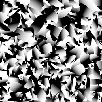 Chaotic geometric texture / pattern with random edgy shapes Illustrazione stock