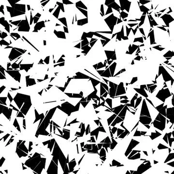 Chaotic geometric texture / pattern with random edgy shapes Stockillustratie