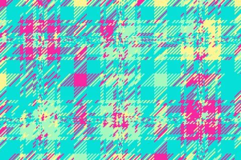 Chaotic glitch design with broken grid structure and rough stripe flow. The.. Stock Illustration