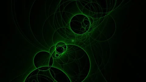 Chaotic Green Plasma Ripple Explosion With Black Background Loop Stock Footage 243885808