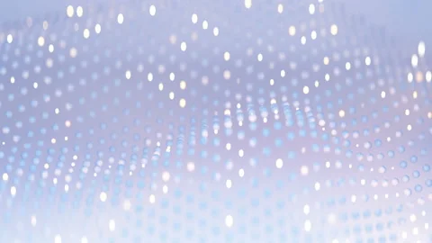 Chaotic grid of white cells seamless loop 3D render animation Stock Footage 134429334