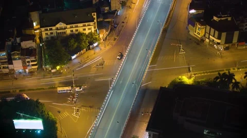 Chaotic Intersection In Hanoi Vietnam Time Lapse 動画素材 150627825