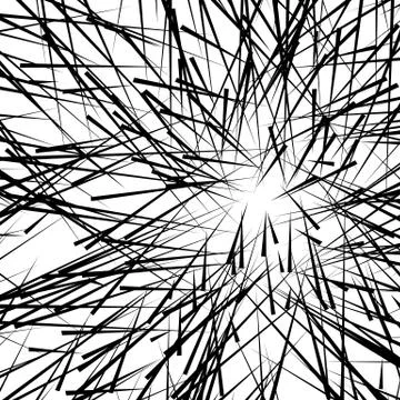 Chaotic irregular, random, scattered lines artistic geometric image 스톡 일러스트
