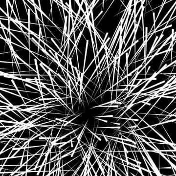 Chaotic irregular, random, scattered lines artistic geometric image 스톡 일러스트