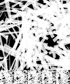 Chaotic irregular, random, scattered lines artistic geometric image 스톡 일러스트