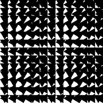 Chaotic, irregular repeatable geometric pattern. Mosaic of asymmetric shapes. Stock Illustration